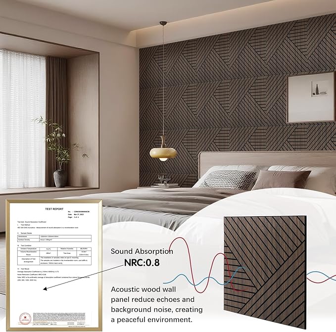 ARMURO 4 Packs Acoustic Wall Panels