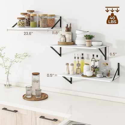 Heimlove 24" W x 12" D Wall Shelves