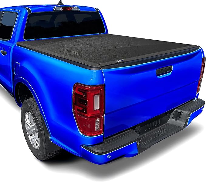 Tyger Auto T3X Soft Tri-Fold in Fabric Truck Bed Tonneau Cover Compatible with 2024-2025 Ford Ranger | 5' (61") Bed | TG-BC3F1205X