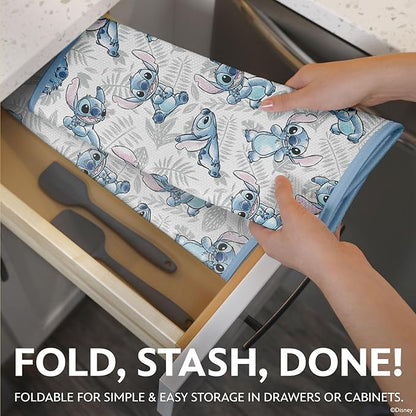 Disney Dish Drying Mats for Kitchen Counter – 16" x 18" Absorbent Kitchen