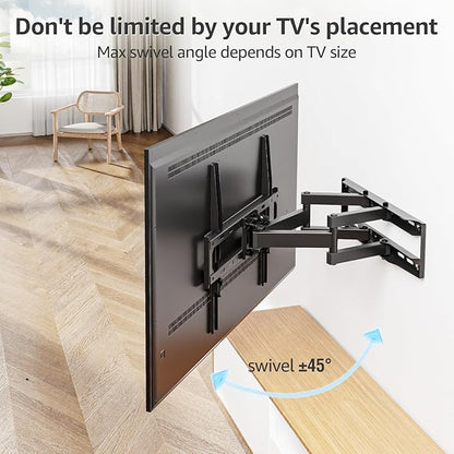 MOUNTUP UL Listed TV Wall Mount, Full Motion TV Mount
