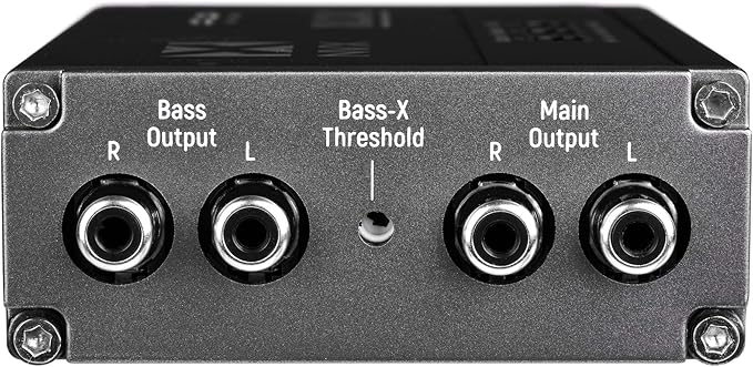 NVX XLCA2 X-Series 2-Channel Line Out Converter Digital Bass Enhancer
