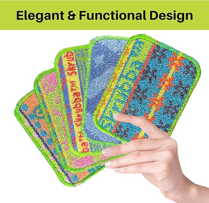 Wet-it! Skrubba 6-Pack Reusable Dish Scrubbers – Non-Scratch Scouring Pads