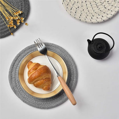 Potholders Set Trivets Set 100% Pure Cotton Thread Weave Hot Pot Holders Set
