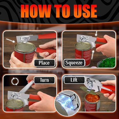 Commercial Can Opener for Large and Small Cans