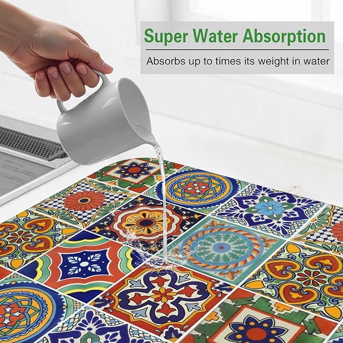 Dish Drying Mat Drainer Pads