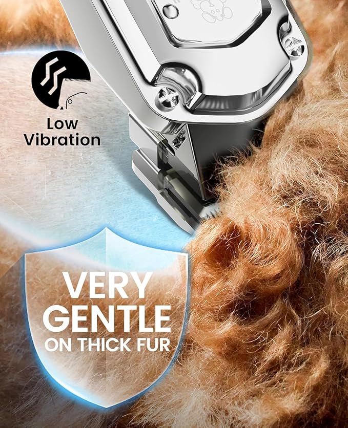 oneisall Professional Dog Grooming Clippers: Cordless Rechargeable Thick Hair