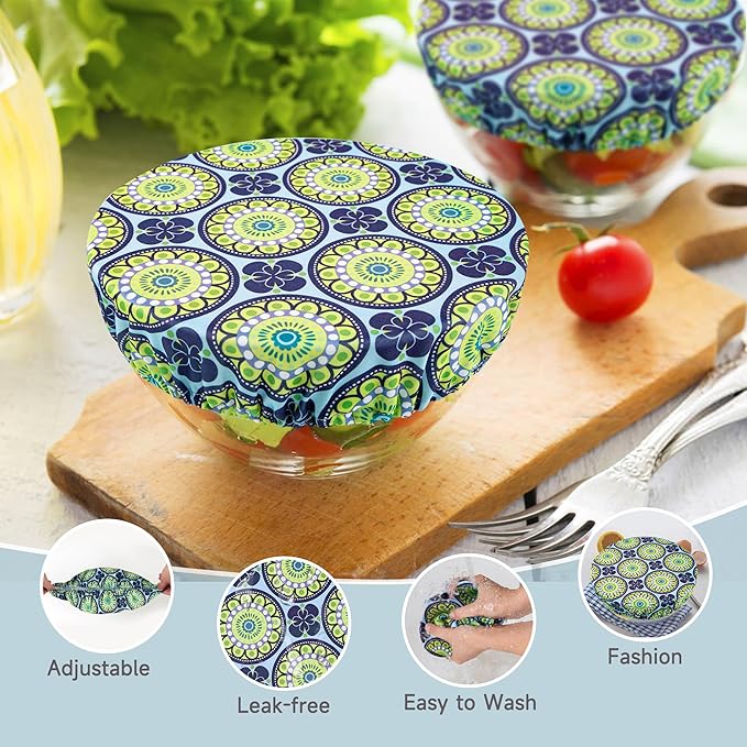 wegreeco Elastic Reusable Bowl Covers