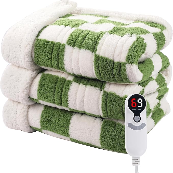 Electric Heated Blanket Full Size 72"×84"