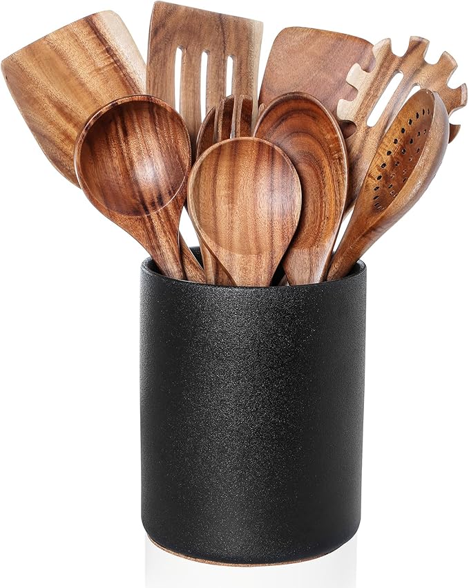 Nucookery Wooden Cooking Utensils Set