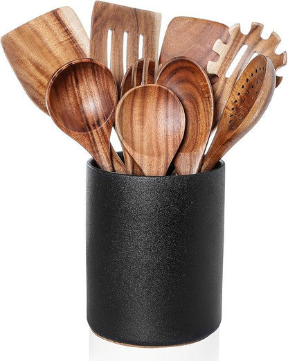 Nucookery Wooden Cooking Utensils Set