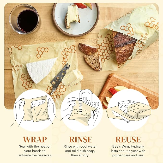 Bee's Wrap Beeswax Wraps for Food