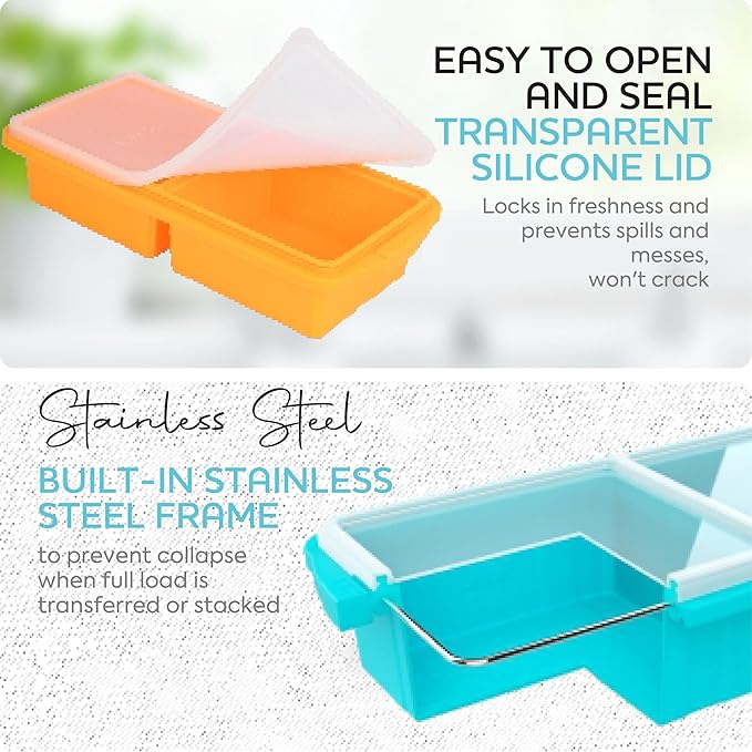 XOMOO Silicone Freezer Tray