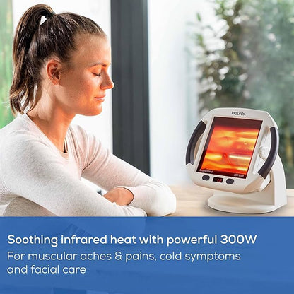Beurer IL50 Infrared Heat Lamp Heated Red Light Therapy Lamp