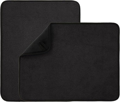 2 Pack Microfiber Dish Drying Mat