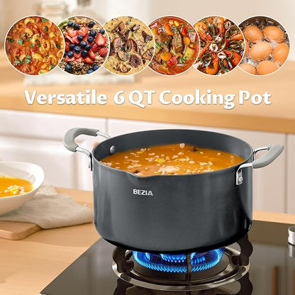 6 Quart Nonstick Stock Pot