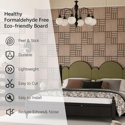 ARMURO 4 Packs Acoustic Wall Panels