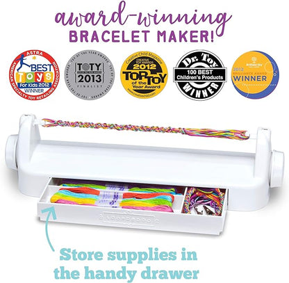 Loopdedoo DIY Friendship Bracelet Maker Kit for Kids - Make Bracelets in Minutes for Birthdays and Friendship Gifts - Award Winning Crafts Kit for Kids, Easy-to-Use, Loop Your Own Style, Aged 8+