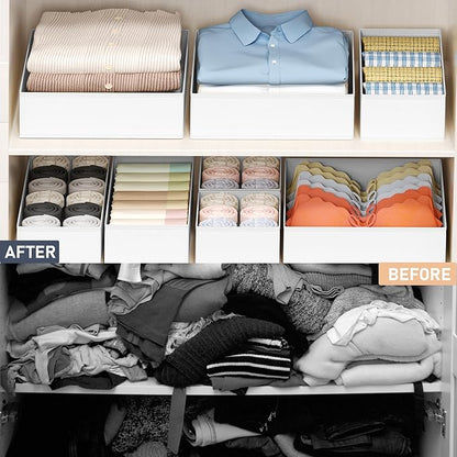 DIMJ Drawer Organizer Clothes