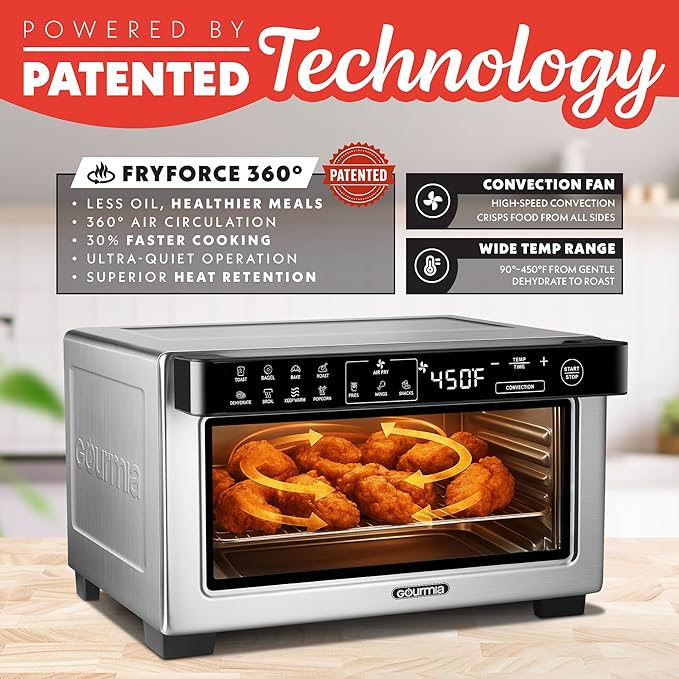 Gourmia Toaster Oven Digital Air Fryer