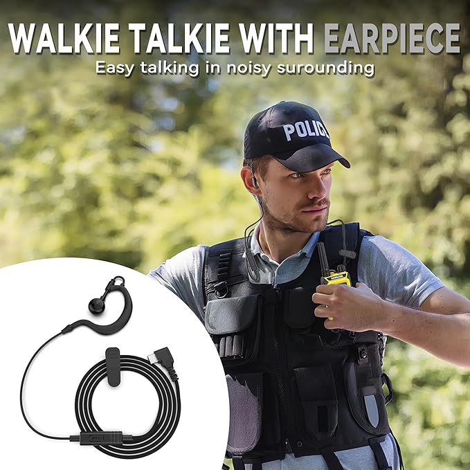 KETELESE T4 FRS Walkie Talkies Earpiece