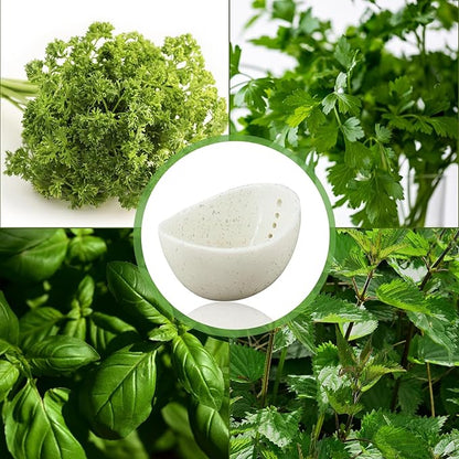 Herb Stripper 1PCS.2025 New Herb Stripping Bowl Ceramic Pottery, Handmade Ceramic Herb Stripping Mug, Handmade Herb Stripping Tool for,Comes With a Cleaning Brush And A Cleaning Cloth