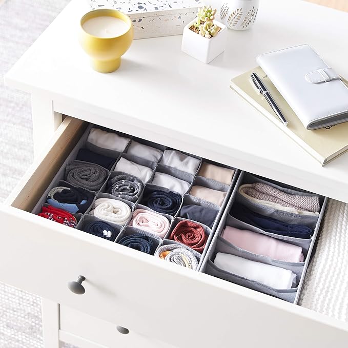 Amazon Basics Underwear Drawer Organizer Dividers