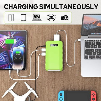 Powkey 88.8Wh Portable Power Station | 65W AC Camping & Home Backup