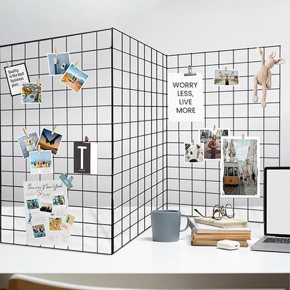 Koretech Grid Wall Panels 3 Pcs, Commercial Grade Gridwall Panels, Metal Grid