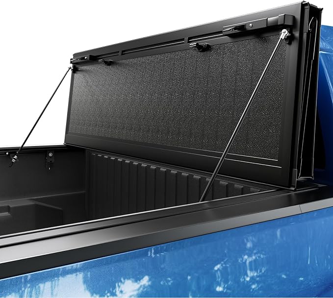 Low Profile Flip Up Truck Bed Tonneau Cover for 2007-2021 Toyota Tundra 5' 6" Bed (66.7")