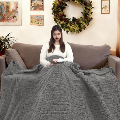 Electric Heated Blanket Twin Size 62"×84"