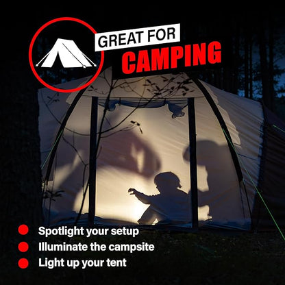 GearLight S1000 LED Tactical Flashlight - High Lumens, USB-C Fast Charging, Dual-Button, IPX4 Water-Resistant, Pocket-Sized for Camping & Emergencies with Batteries - 2 Pack, (Rechargeable)