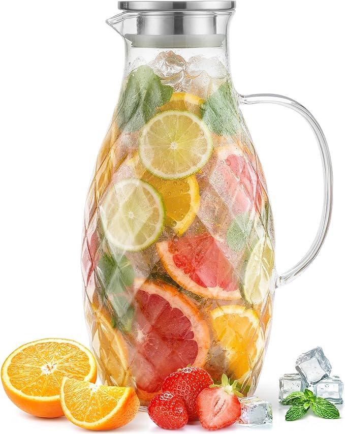 Premium Borosilicate Glass Pitcher