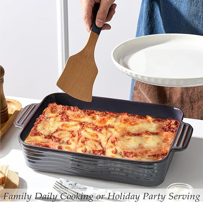 Ceramic Baking Dish Set of 3, Casserole Dishes