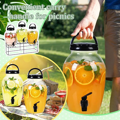 Tanlade 3 Pcs Plastic Drink Dispenser