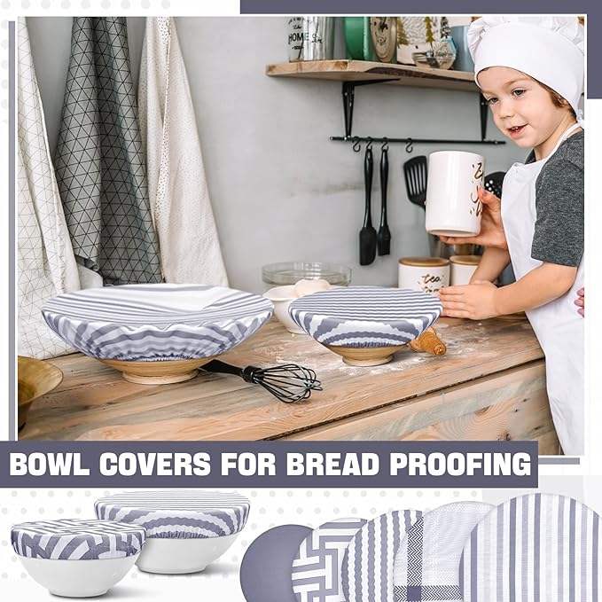 10 Pack Cloth Bowl Covers for Bread Rising