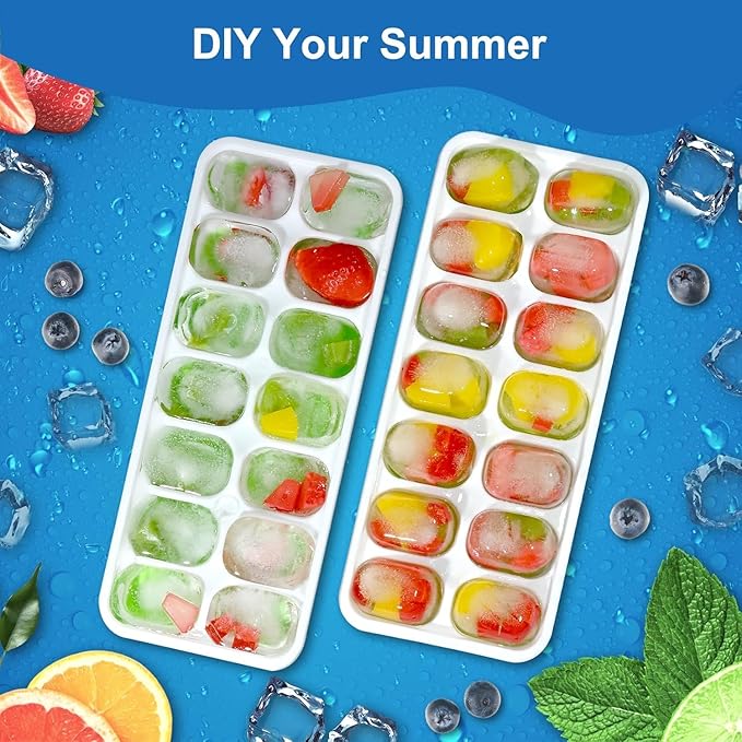 Ice Cube Tray, Ice Cube Trays for Freezer 5 Pack