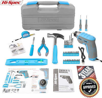Hi-Spec 35pc Blue Tool Kit