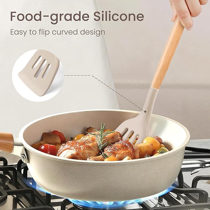26 Pcs Silicone Cooking Utensils Set