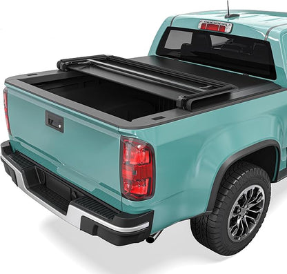 Soft Tri-Fold Truck Bed Tonneau Cover Fit for 2015-2022 Chevy Colorado/GMC Canyon 6.2 ft Bed