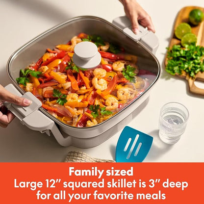 bella Make & Take Electric Skillet, Fits-anywhere™ kitchenware, EverGood™