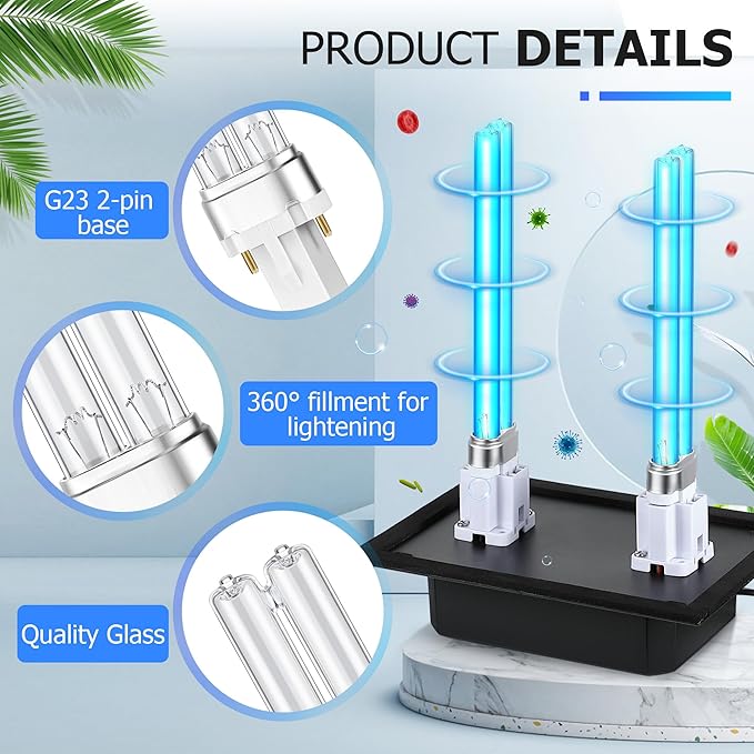 Qualirey 26W HVAC UV Light Sanitizer Air Purifier
