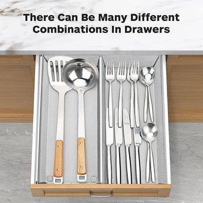 Flatware Organizer with Interlocking Arm