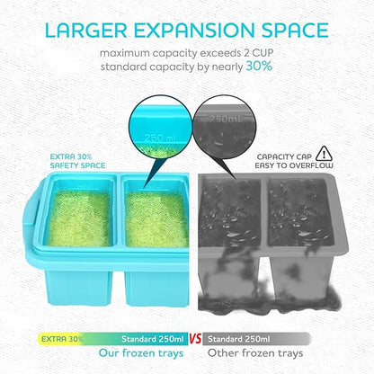 Silicone Freezer Tray With Lid