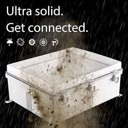 Gratury Junction Box, IP67 Waterproof Plastic Enclosure