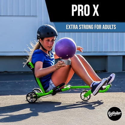 EzyRoller New Pro-X Ride On Toy for Kids and Adults - Green