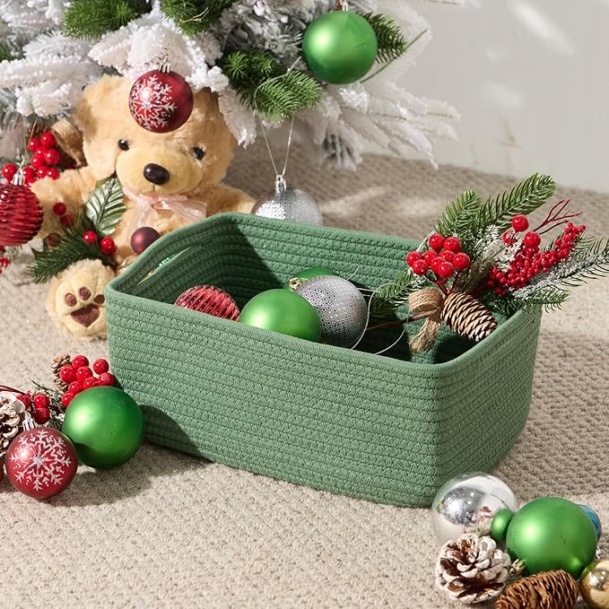 MiniArk Small Storage Baskets for Organizing | Closet Organizer Bins | Shelf