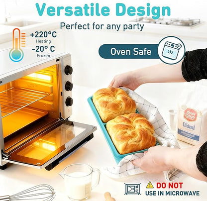 Silicone Freezer Tray with Lid Soup Freezer Container Molds with Steel