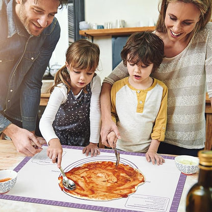 Non Stick Silicone Pastry Mat for Dough Rolling, Extra Large Silicone Baking Mat