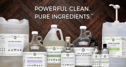 Rustic Strength Natural Dish Soap, Lavender and Lemon, 64 oz Plastic | Plant-Based Formula,Cuts Grease,No Harsh Residue,Streak Free Clean Rinsing